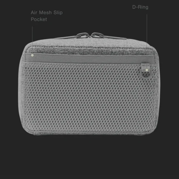 Dagne Dover Arlo Tech Pouch Large Heather Gray - Picture 2 of 16